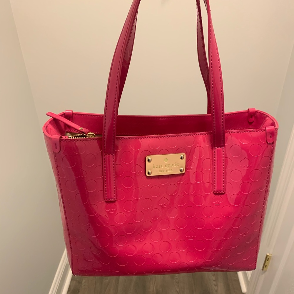 Kate Spade Quinn Yaletown Magenta Tote